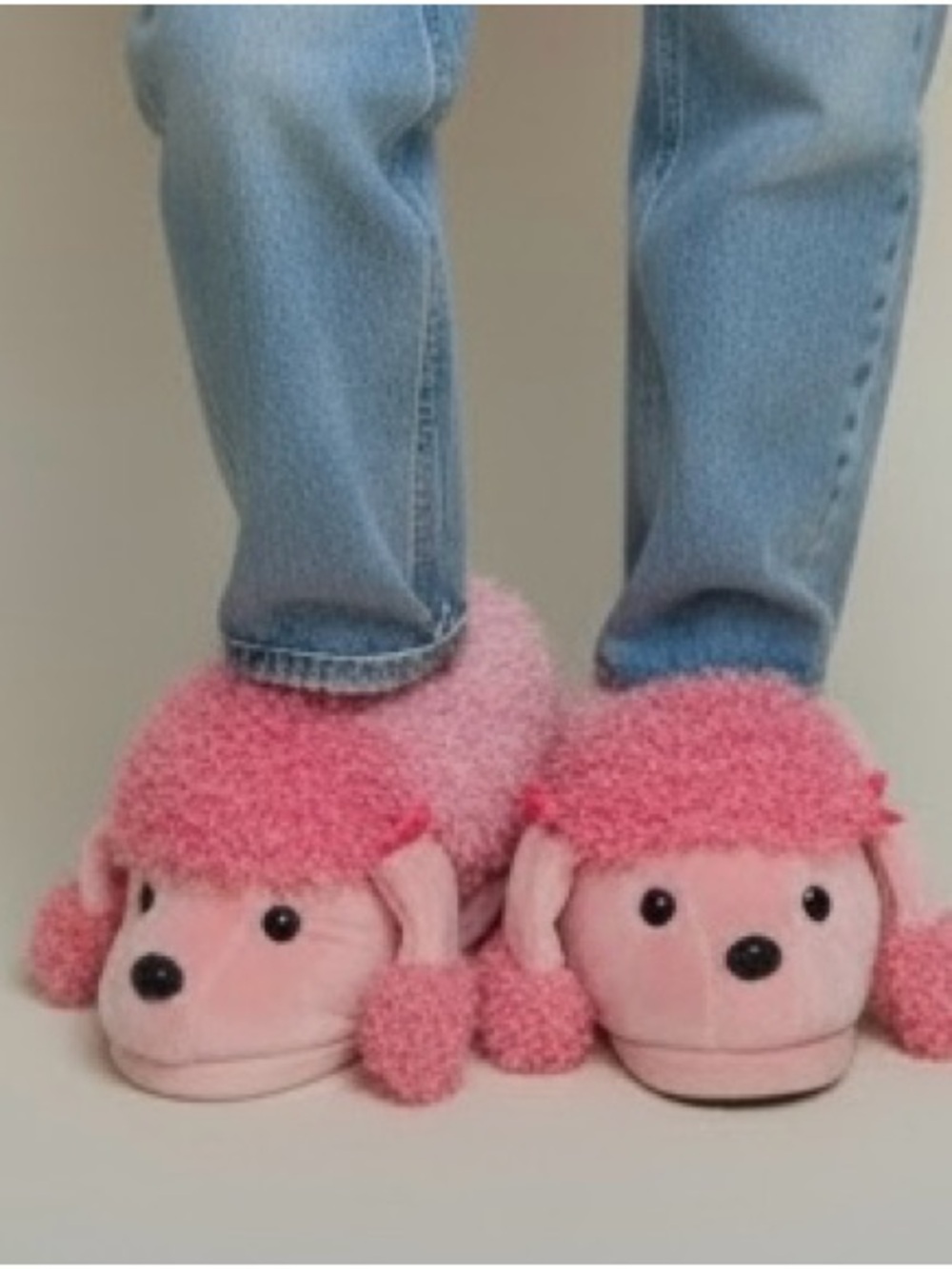 Girls Poodle Slippers, Girls Size 13